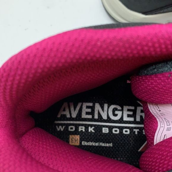 Avenger Work Boots  Composite Toe Grey Women’s 7 W - Picture 5 of 7